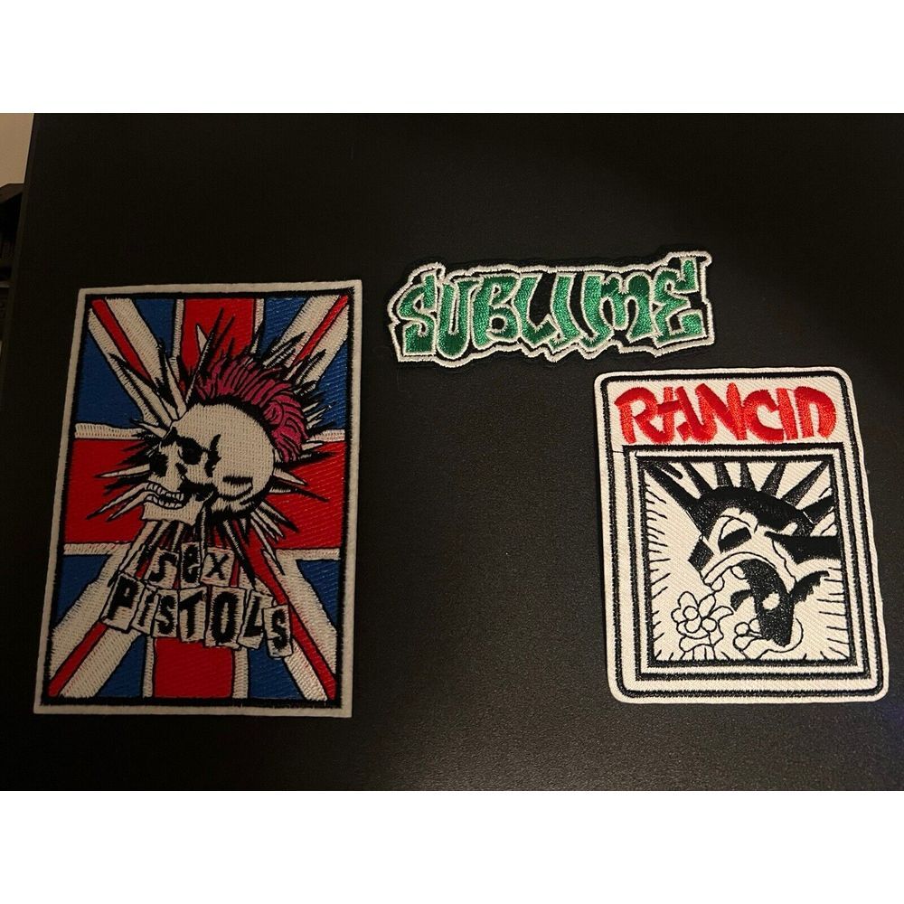 Sex Pistols Rancid Sublime Patch Lot Punk Oi! ramones black flag damned clash